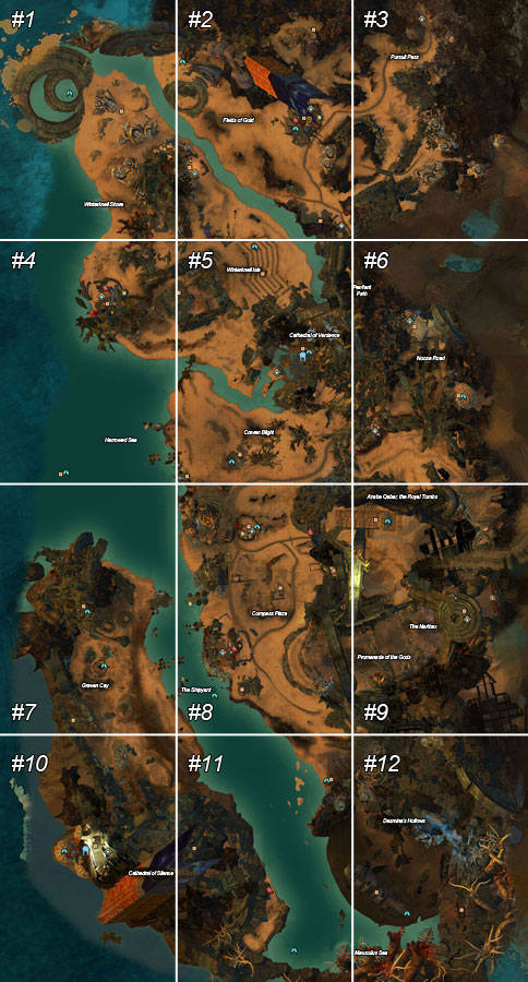 1 - Cursed Shore - Maps - Guild Wars 2 - Game Guide and Walkthrough