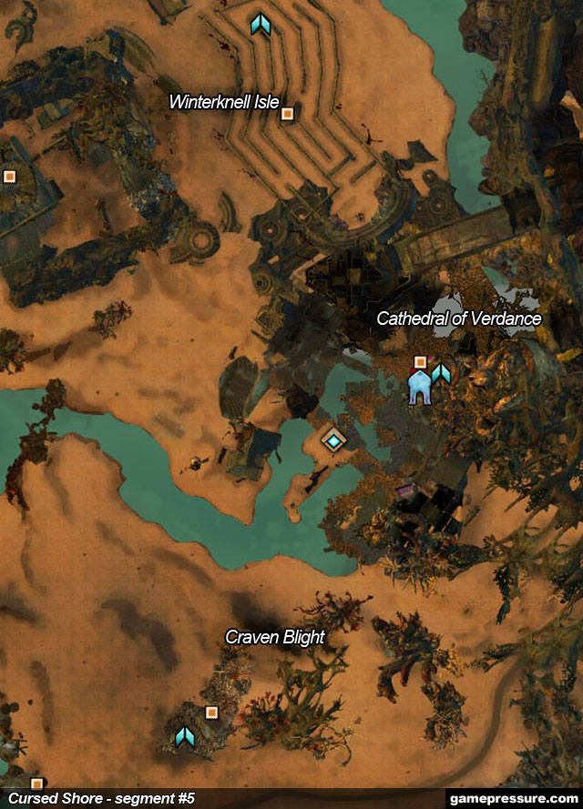 6 - Cursed Shore - Maps - Guild Wars 2 - Game Guide and Walkthrough