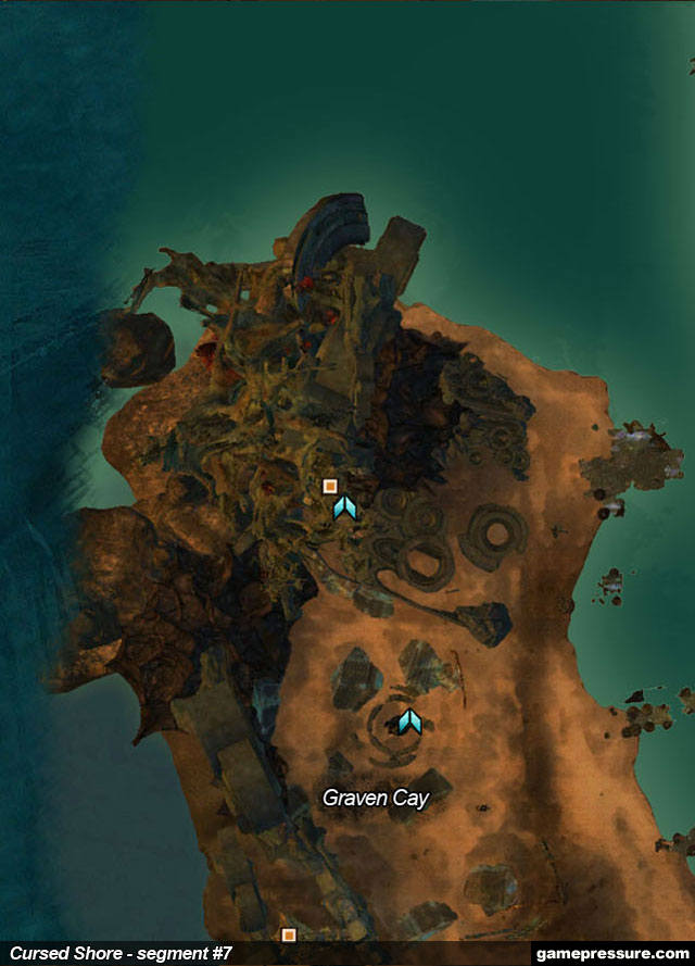 8 - Cursed Shore - Maps - Guild Wars 2 - Game Guide and Walkthrough