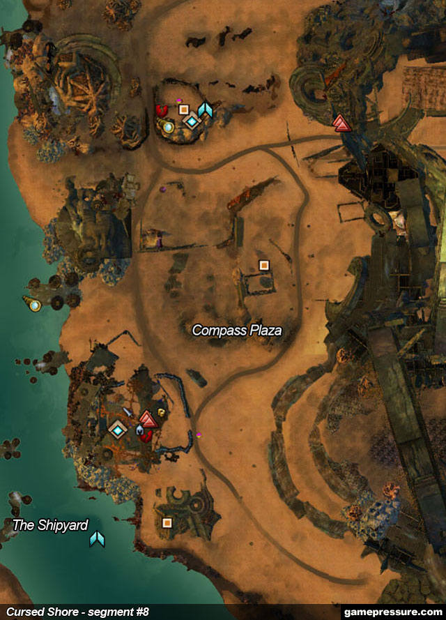 9 - Cursed Shore - Maps - Guild Wars 2 - Game Guide and Walkthrough