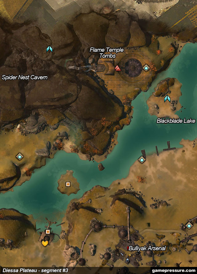 4 - Diessa Plateau - Maps - Guild Wars 2 - Game Guide and Walkthrough