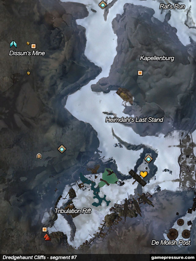 8 - Dredgehaunt Cliffs - Maps - Guild Wars 2 - Game Guide and Walkthrough