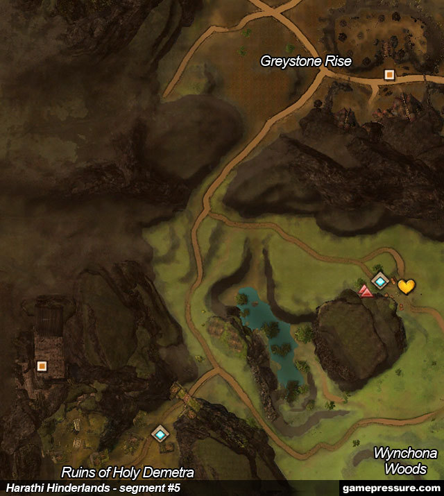 6 - Harathi Hinderlands - Maps - Guild Wars 2 - Game Guide and Walkthrough