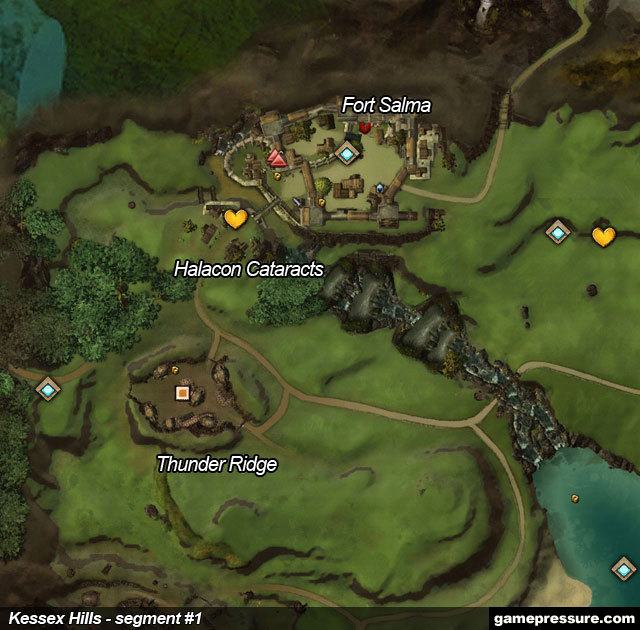 2 - Kessex Hills - Maps - Guild Wars 2 - Game Guide and Walkthrough