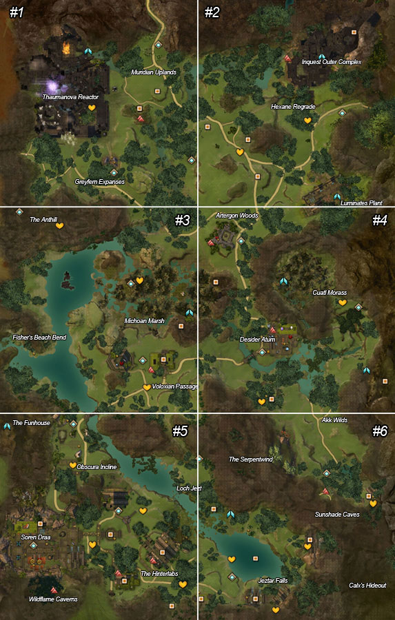 1 - Metrica Province - Maps - Guild Wars 2 - Game Guide and Walkthrough