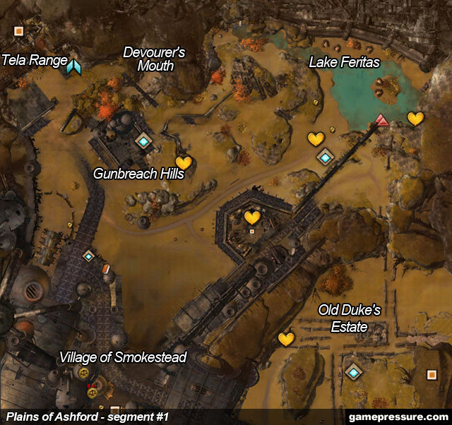 2 - Plains of Ashford - Maps - Guild Wars 2 - Game Guide and Walkthrough
