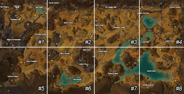 1 - Plains of Ashford - Maps - Guild Wars 2 - Game Guide and Walkthrough