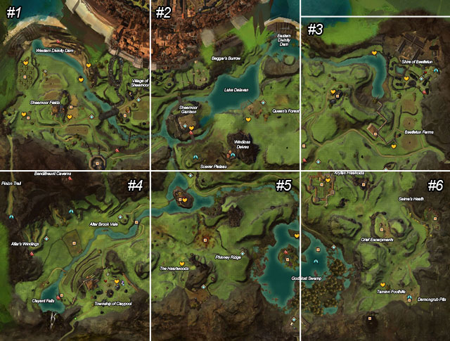 1 - Queensdale - Maps - Guild Wars 2 - Game Guide and Walkthrough