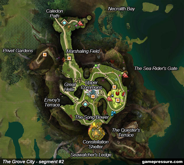 2 - The Grove City - Maps - Guild Wars 2 - Game Guide and Walkthrough