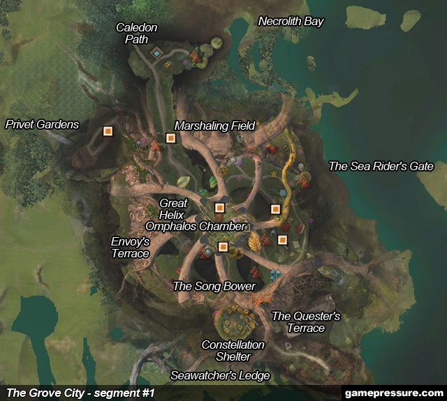 1 - The Grove City - Maps - Guild Wars 2 - Game Guide and Walkthrough