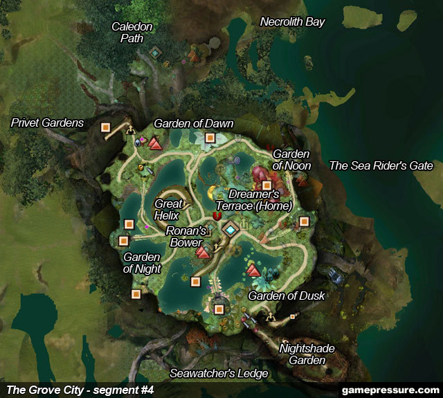 4 - The Grove City - Maps - Guild Wars 2 - Game Guide and Walkthrough