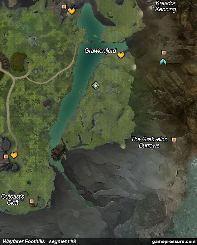 9 - Wayfarer Foothills - Maps - Guild Wars 2 - Game Guide and Walkthrough