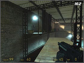 On the left you'll see a regeneration point (#162) - Exit 17 - Walkthrough - Half-Life 2: Episode One - Game Guide and Walkthrough