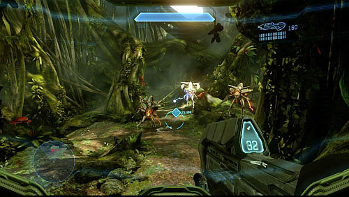 Knight: he has a regenerating armor and teleportation - Enemies - Halo 4 - Game Guide and Walkthrough