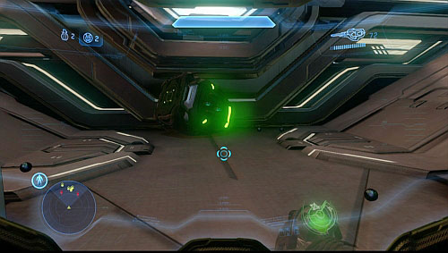 Before you get higher, you find a weapon stand nearby the platform (screen) - Get to the portal - Requiem - Halo 4 - Game Guide and Walkthrough