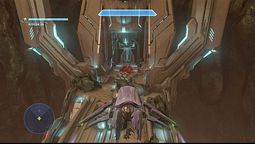 After getting to Banshee (screen), drive it - Get to the portal - Requiem - Halo 4 - Game Guide and Walkthrough
