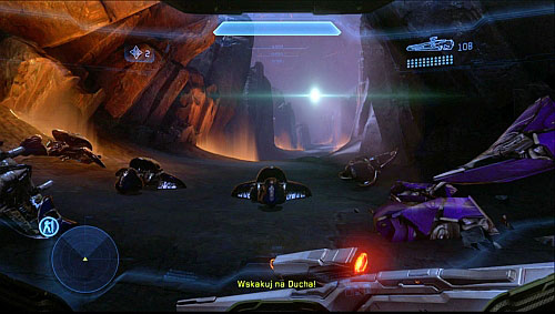 Go higher and enter Ghost - Get to the transmitter - Forerunner - Halo 4 - Game Guide and Walkthrough