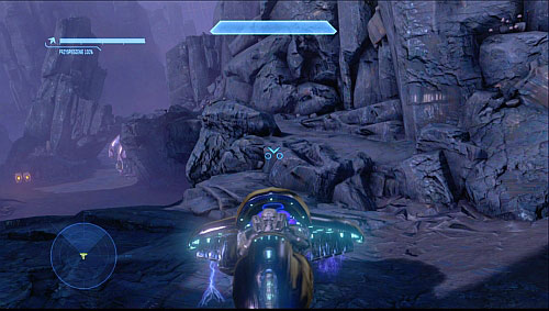 On the top, kill a Knight on the right - Find the second pylon - Forerunner - Halo 4 - Game Guide and Walkthrough
