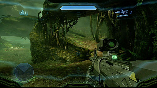Turn left from where the id card was lying and follow the path - Find Lasky - Infinity - Halo 4 - Game Guide and Walkthrough