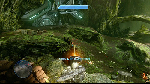 Go to the furthest cannon from console and door (screen) - Defend the hill - Infinity - Halo 4 - Game Guide and Walkthrough