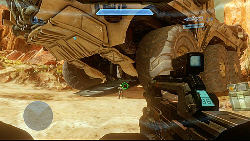 Enter the tunnel in front of you - Mammoth - Reclaimer - Halo 4 - Game Guide and Walkthrough