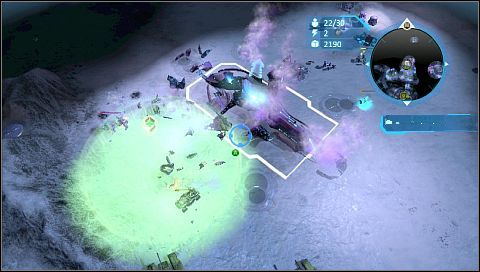 After the base is destroyed - the place can be retaken by any other player after specified amount of time - Controls & commands II - Halo Wars - Game Guide and Walkthrough