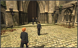 After a few cut-scenes you'll appear at Hogwarts - The Hogwarts - beginning - Walkthrough - Harry Potter and the Order of the Phoenix - Game Guide and Walkthrough