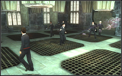 Malfoy and his pals will break into the room - The Hogwarts - Walkthrough - Harry Potter and the Order of the Phoenix - Game Guide and Walkthrough