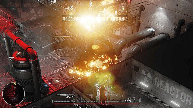 You can always use explosive barrels. - Mission 7 - Power Plant - Hatred - Game Guide and Walkthrough