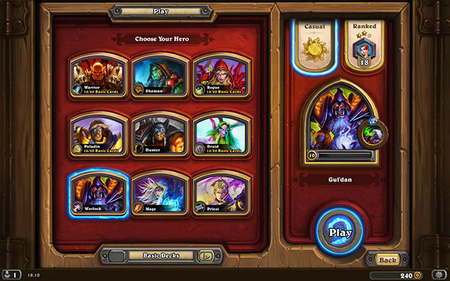 The Duel is the basic, and the main at the same time, mode of the game in Hearthstone - Game Modes - The basics - Hearthstone: Heroes of Warcraft - Game Guide and Walkthrough