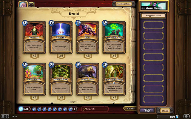 Neutral cards (20) - Druid - Ready-made decks - Hearthstone: Heroes of Warcraft - Game Guide and Walkthrough