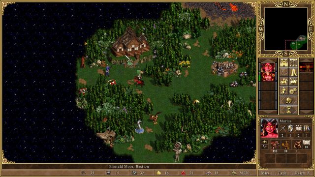 The neutral Rampart serves the purpose of gold generator, not as a troop recruitment place. - A Devilish Plan - Campaign - Dungeons and Devils - Heroes of Might & Magic III: HD Edition - Game Guide and Walkthrough