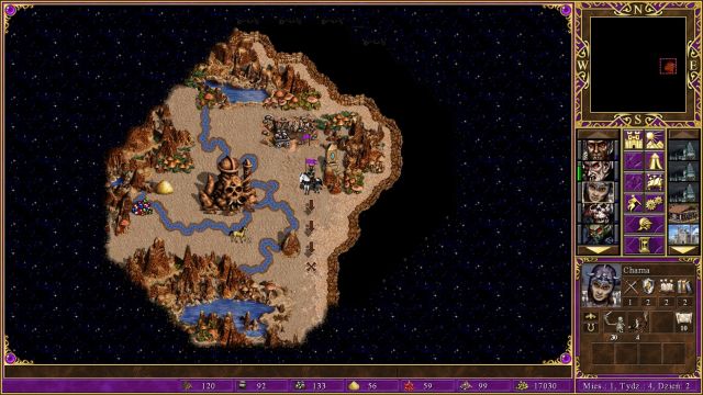 Its a good idea to reveal a small area around the underground entrance to be able to react to enemy movements earlier. - From Day to Night - Campaign - Long Live the King - Heroes of Might & Magic III: HD Edition - Game Guide and Walkthrough