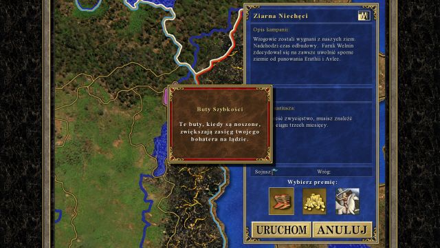 Boots of Speed are the most effective starting bonus. - The Grail - Campaign - Seeds of Discontent - Heroes of Might & Magic III: HD Edition - Game Guide and Walkthrough