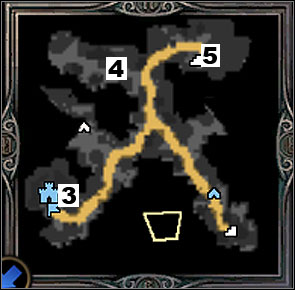 In the dungeons, capture the mine near the road and turn left at the first crossroad, to reach the city (3) - Missions I, II, III - Campaign 3: The Necromancer - Heroes of Might and Magic V - Game Guide and Walkthrough