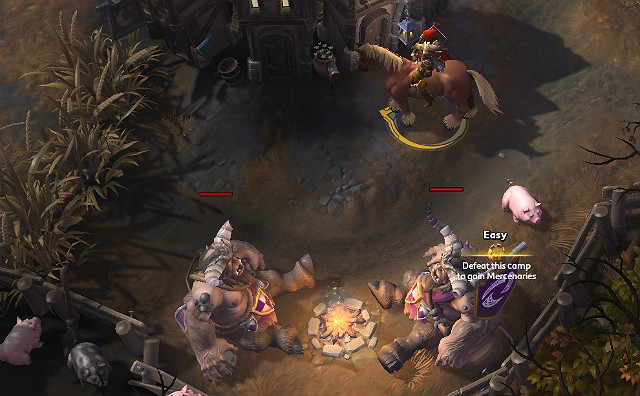 Giants are an easy enemy, theyre located near every lane and will start pushing through one of them when you conquer their camp - Cursed Hollow - Types of battlegrounds - Heroes of the Storm - Game Guide and Walkthrough