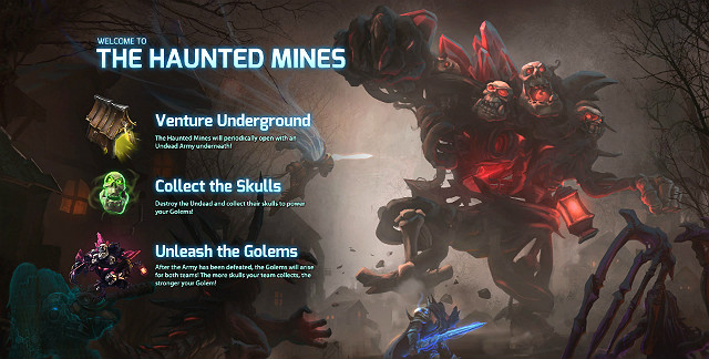 Haunted Mines is a battleground that can be divided into two areas - outer and inner (old mine) - Haunted Mines - Types of battlegrounds - Heroes of the Storm - Game Guide and Walkthrough