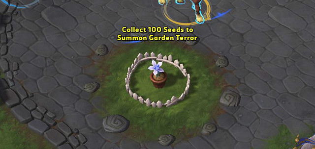 After you use 100 seeds and wait a moment, Garden Terror will come to life - Garden of Terror - Types of battlegrounds - Heroes of the Storm - Game Guide and Walkthrough