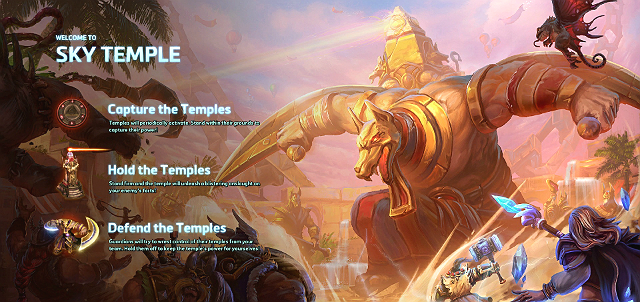The Sky Temple is a map that has been conceived in a completely different style - Sky Temple - Map types and descriptions of maps - Heroes of the Storm - Game Guide and Walkthrough