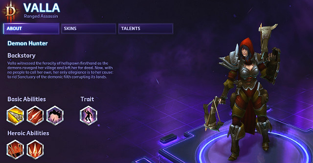 Basic info - Valla - Heroes to start with - Heroes of the Storm - Game Guide and Walkthrough