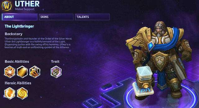 Basic info - Uther - Heroes to start with - Heroes of the Storm - Game Guide and Walkthrough