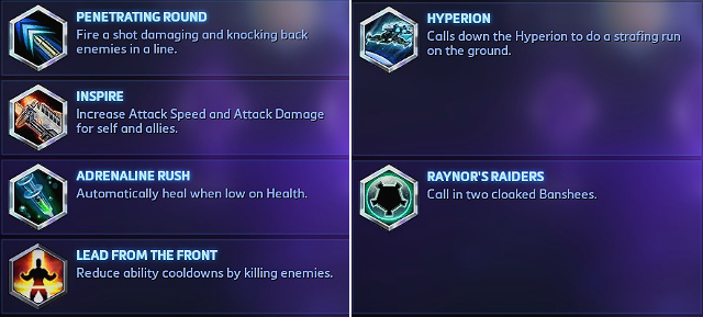 Raynor is a character who fights from a distance, he can also support the allies with a buff that increases attack speed (Inspire) - Raynor - Heroes to start with - Heroes of the Storm - Game Guide and Walkthrough