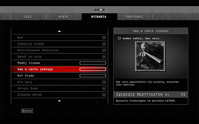 During completing each mission you can deal with additional challenges, which are associated with obtaining disguises, finding secrets, collecting weapons or dealing with main targets in different ways among other things - Scoring and challenges - Tips - Hitman: Absolution - Game Guide and Walkthrough