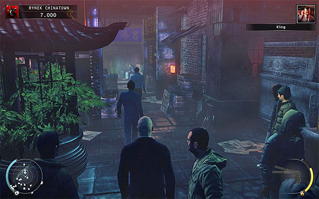 Now you have to wait until the King of Chinatown meets the drug dealer twice - Chinatown square - Poisoning the King of Chinatown - 2: The King of Chinatown - Hitman: Absolution - Game Guide and Walkthrough