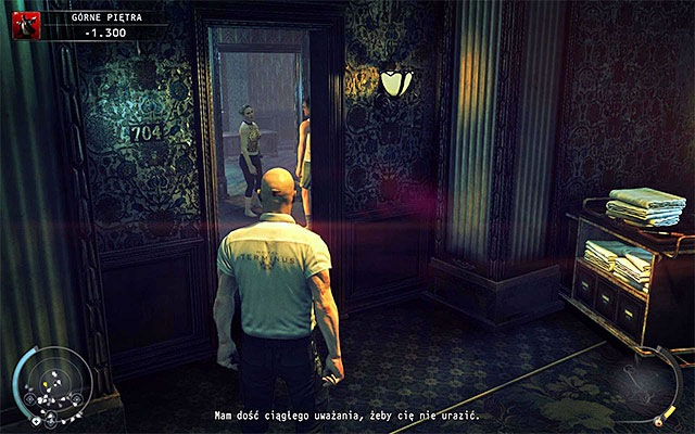 The area is also inhabited by hotel guests - Upper floors - Exploring the seventh floor - 3: Terminus - Hitman: Absolution - Game Guide and Walkthrough