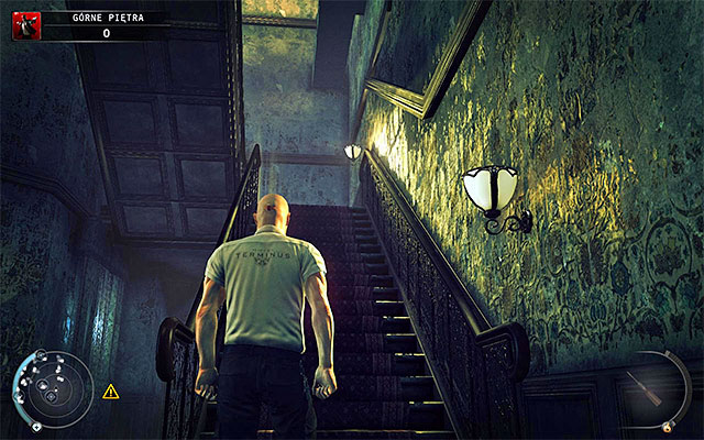 Regardless of whether you've used a keycard or walked on the ledge, you'll find yourself in the staircase shown on the above screen - Upper floors - Getting to the eighth floor - 3: Terminus - Hitman: Absolution - Game Guide and Walkthrough