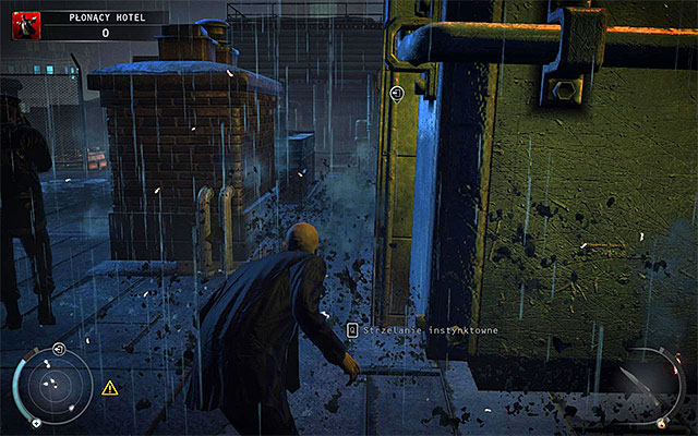 It is worth to regularly use Instinct here, so you can see enemies better and plan next steps easier - Burning hotel - 4: Run For Your Life - Hitman: Absolution - Game Guide and Walkthrough