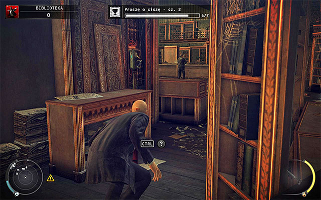 During walk through the library you should notice that policemen successfully restored the power - The Library - Crossing the first part of the library - 4: Run For Your Life - Hitman: Absolution - Game Guide and Walkthrough