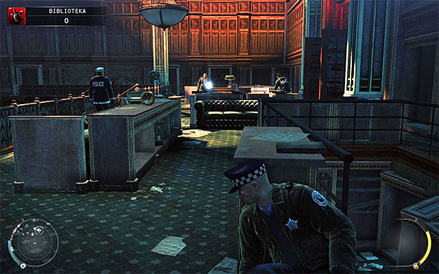Depending on the difficulty level you might encounter even 3-4 opponents in the near of the library exit (screen above) - The Library - Crossing the second part of the library - 4: Run For Your Life - Hitman: Absolution - Game Guide and Walkthrough