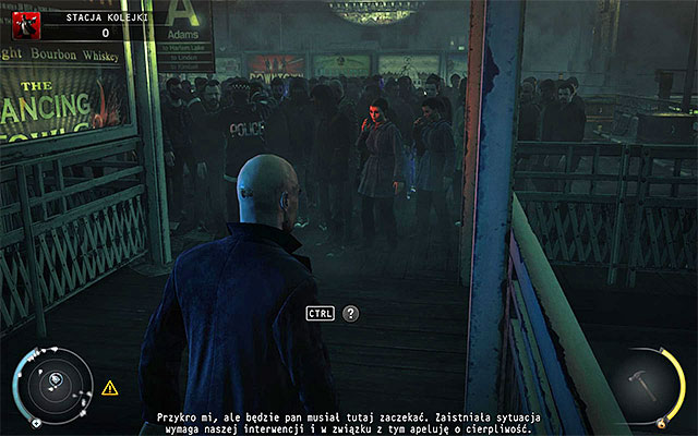 Regardless of whether you took evidence or not, head to the left building exit (the one, where SWAT team appeared at) - Train station - Getting to train station - 4: Run For Your Life - Hitman: Absolution - Game Guide and Walkthrough